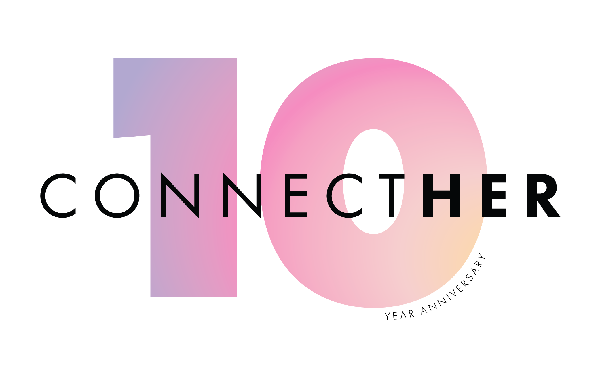 Connecther 10 year anniversary logo