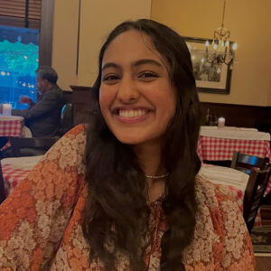 Portrait of Aairah Salam, member of the ConnectHER Club at Westlake High School